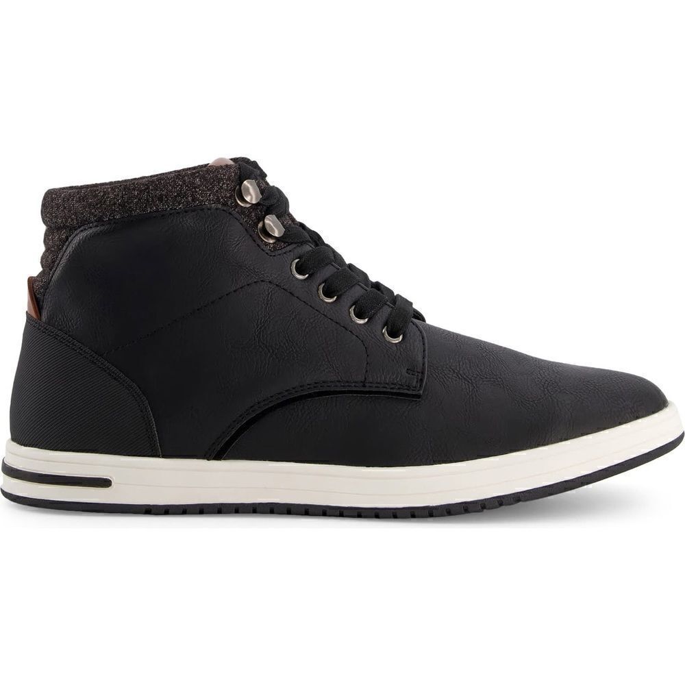 Dune London men’s Visit retro sneaker bootie black